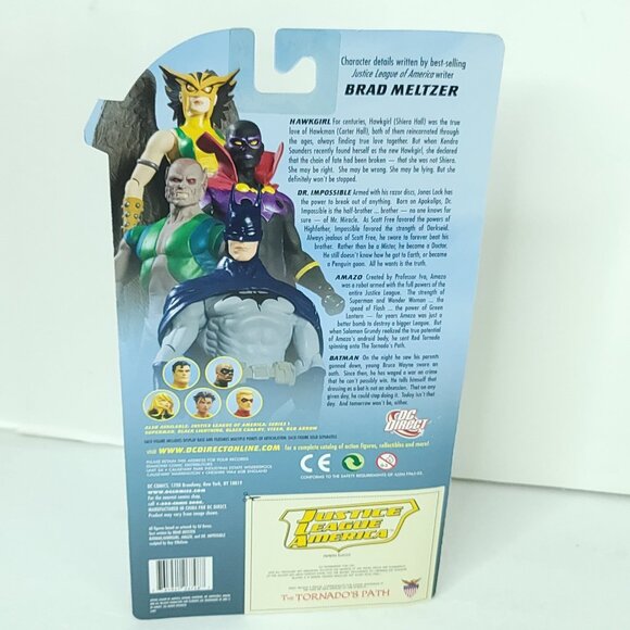 DC Direct Toys Collectibles Justice League of America Hawkgirl 7” Figure NEW - Picture 4 of 4